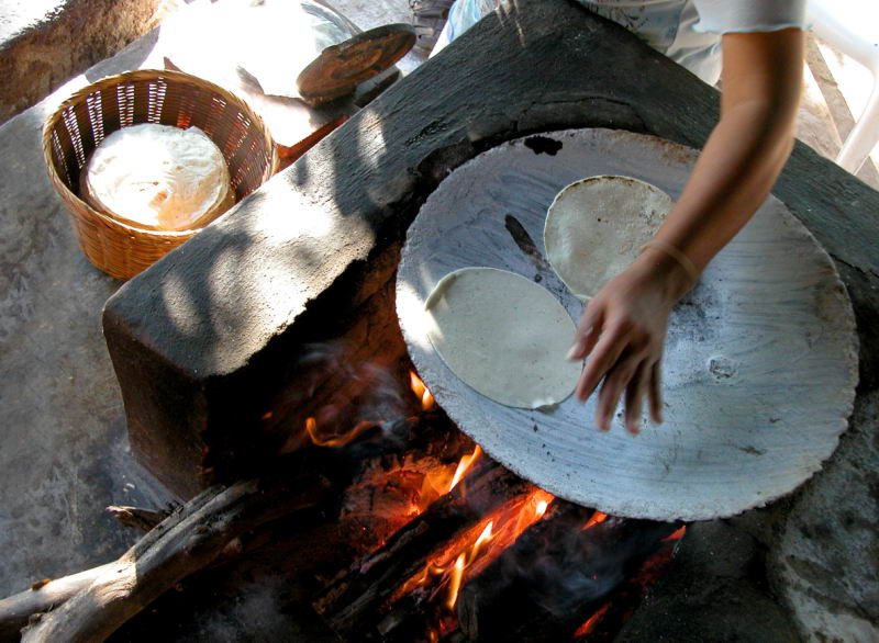 Tortillas hechas a mano
